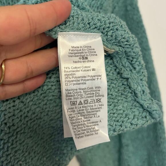 NWOT Madewell Boatneck Pullover Sweater In Wave Crest Size Medium - Picture 5 of 6